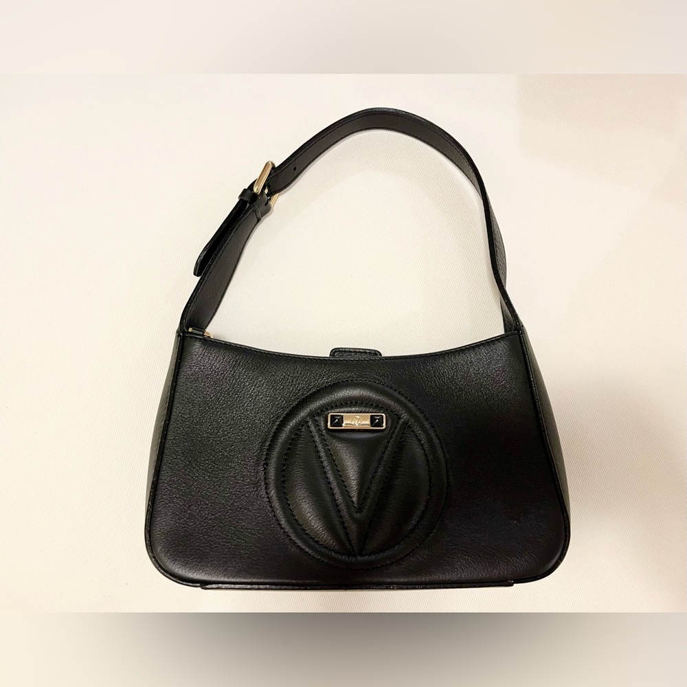 Valentino Kai Black Shoulder Bag